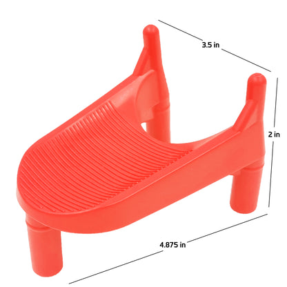 (3 Pack)  Orange 2 Inch Football Kicking Tee