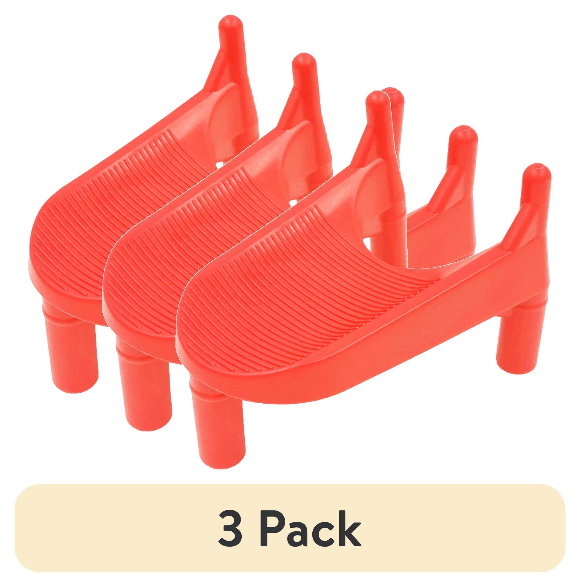 (3 Pack)  Orange 2 Inch Football Kicking Tee