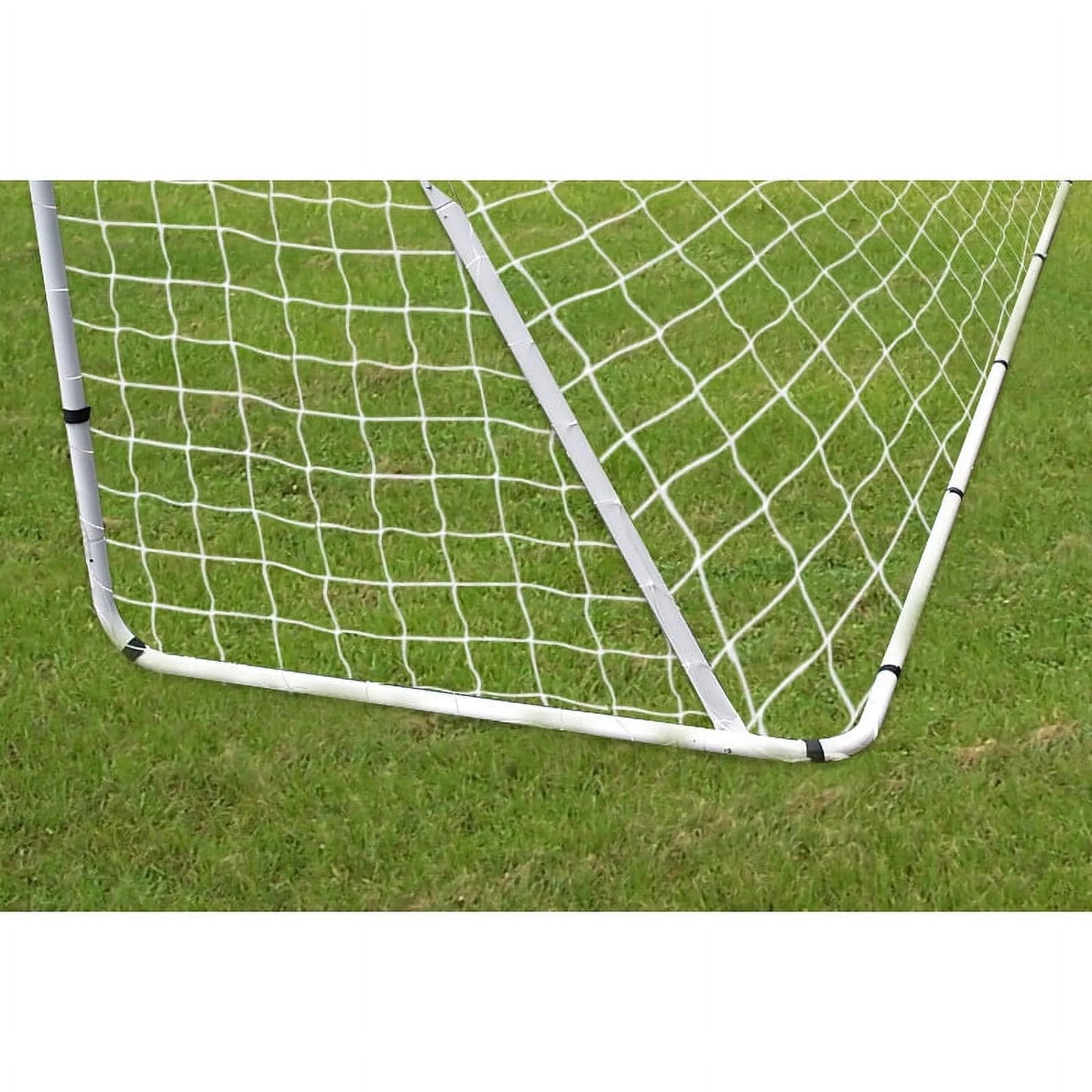 Football Post Soccer Goal Target Net 12 Ft. X 6 Ft. Football Shooting Training Aid Ultimate Backyard Outdoor Kids Official Soccer Goal, Steel Frame