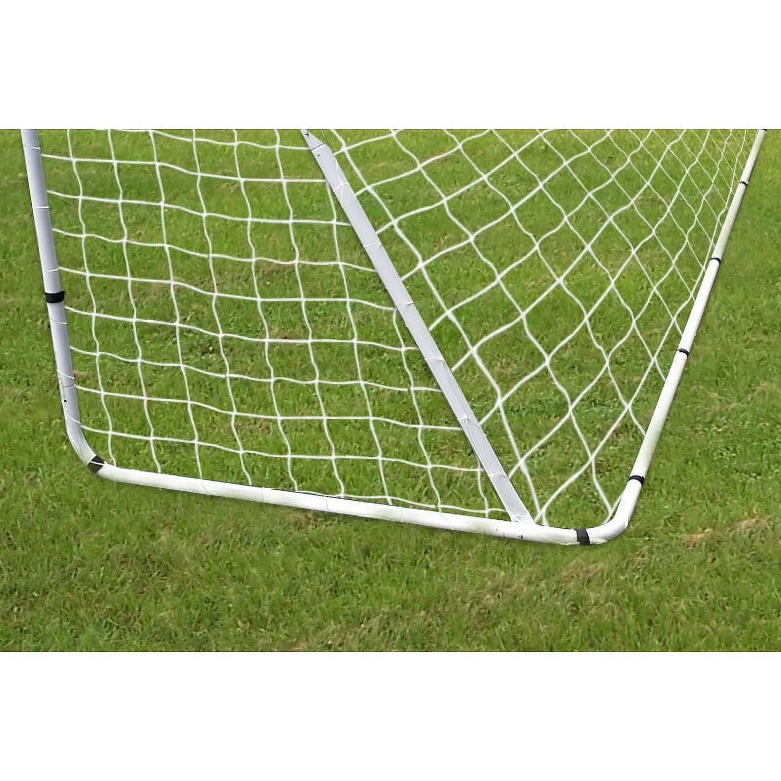 Football Post Soccer Goal Target Net 12 Ft. X 6 Ft. Football Shooting Training Aid Ultimate Backyard Outdoor Kids Official Soccer Goal, Steel Frame